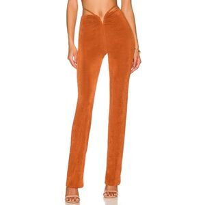 Superdown Irene Strappy Pant in Rust. Size Small